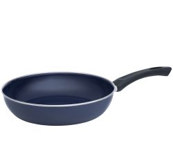 RIESS 0057-012 Omas Emaillepfanne 28 cm, KOBALTBLAU / Bratpfanne