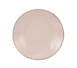 CreaTable 22117 PINK LADY Speiseteller 28 cm, rosé / Teller / Steingut / Essteller