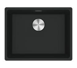 Franke Spüle 125.0683.105 MARIS MRG 110-52 Fragranit Black Matt mit Druckknopfventil ohne Abtropfteil / Unterbauspüle