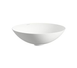 LAUFEN Waschtisch-Schale / Waschbecken CLASSICS 450x450 rund weiß ohne Hahnloch OHNE Überlauf, H512CL40001121