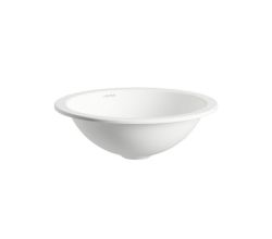 LAUFEN Einbauwaschtisch / Waschbecken FORM 325x325 rund weiß ohne Hahnloch OHNE Überlauf, H517FM20001121