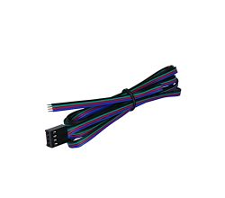 DesignLight Verbindungskabel 2 Meter RGB 4x0,15 mm2 mit RGB-Stecker / Zubehör / Ersatzteile