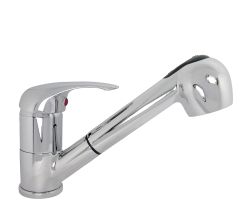 PUTEUS Niederdruck Armatur MIX in Chrom mit verstellbarer Handbrause
