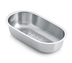 PYRAMIS 100055001 Restebeckeneinsatz aus Edelstahl für TITAN-Serie / Resteschale / Einsatz