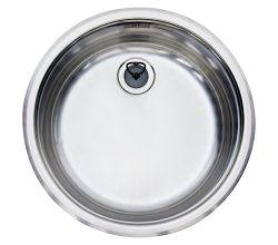 REGINOX Edelstahlspüle R18 370 OSP mit Stopfenventil ab Schrankbreite 45 cm / Einbau / Auflage