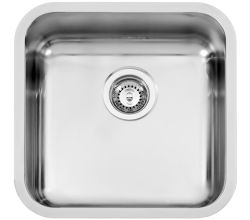 Reginox Clean & Care Spüle IB 4040 316 CC (L) OHNE ÜBERLAUF / Flächenbündig / Unterbau / Flacheinbau / Edelstahlspüle