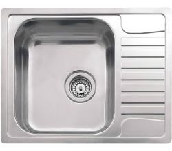 REGINOX R25444 Spüle ADMIRAL 40 (L) KG-CC ohne Überlauf ab 50 cm Schrankbreite / Clean & Care / Einbau