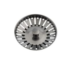 Reginox 3,5 Zoll Siebkorb R30608 GUN METAL für Spüle MIAMI / Ersatzteil
