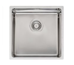 REGINOX R32848 Houston 40x40 Edelstahlspüle ab Schrankbreite 50 cm / Flächenbündig / Flacheinbau / Unterbau