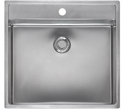 REGINOX Edelstahlspüle NEW YORK 50X40 (L) Tapwing Comfort ab Schrankbreite 60 cm / Flächenbündig / Flacheinbau