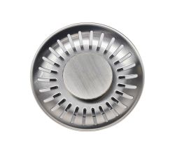 Reginox 3,5 Zoll Siebkorb R35207 GUN METAL Silver Comfort für Spüle New York / Ersatzteil