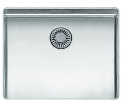 REGINOX R38086 Edelstahlspüle NEW YORK 50X50 (L) OKG Comfort Slim ab Schrankbreite 60 cm / Flächenbündig