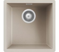 REGINOX R40911 Regi Granite Spüle MESSINA 40 in Champagne ab Schrankbreite 45 cm / Flächenbündig