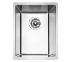 REGINOX R41222 Edelstahlspüle VERO 30x40 (L) OKG ab Schrankbreite 40 cm / Flächenbündig / Flacheinbau / Unterbau