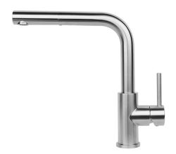 Reginox Armatur R34583 PALM Edelstahl gebürstet mit ausziehbarem Auslauf / Küchenarmatur / Einhebelmischer / Mischbatterie