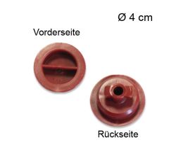 Messerverschluss für Ritter Allesschneider Compact 1 aus Kunststoff rot Ø 4 cm / Multischneider / Ersatzteil