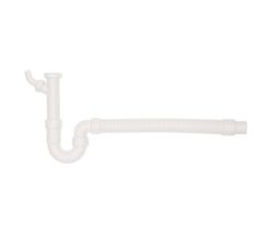 VIEGA Siphon 1 1/2 Zoll mit Schnappverschluss, Geräteanschluss und flexiblem Rohr / Ablaufverbindung / Sifon / Abfluss / Geruchsverschluss / Traps