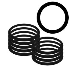 10er SET Siphon - Dichtung 1 1/2 Zoll / Gummidichtung / Dichtung / Gummiring / Siphondichtung