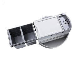 Abfallsorter RONDO-1 Plus / Hailo Rondo 90.2/36 (3645-12) / Abfalleimer / Abfallsammler / Mülleimer / Eckschrank