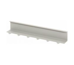 Linero MosaiQ Hakenleiste 250 x 44 x 38 mm titangrau / Reling - Haken / Relingsystem / Kesseböhmer