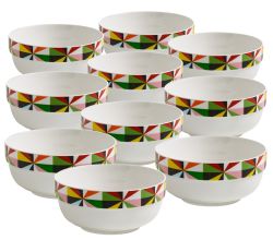 10er SET Maxwell & Williams ABSTRACTION Schale Diamond 15 cm, Geschenkbox, Porzellan, RL0024