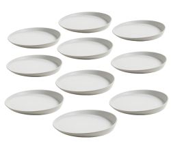 10er SET Teller PARTS 20 cm weiß / Maxwell & Williams / Ceramics / Keramikteller
