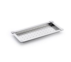 Abtropftablett klein Edelstahl passend für CORNO PF Edelstahl Spülen