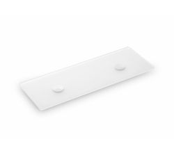 ESG - Thekenplatte aus Glas, satiniert, für Capitello/ Tradur / Konsole / Glasplatte / Thekenplatte