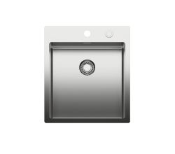 NABER 1013114 Einbauspüle Corno Piu PR3 ab 500er Schrankbreite, Edelstahl