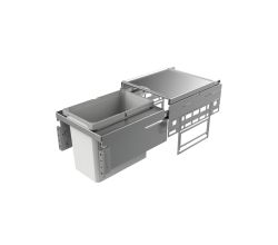 NABER 8012310 Abfallsorter 22 Liter COX® BASE 360 S/400-1 hellgrau, H 360 mm