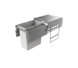 NABER Abfallsorter 28 Liter Cox® Base 460 S/400-1 ab 40 cm Schrankbreite
