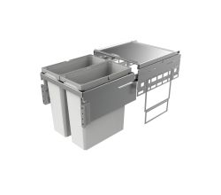 NABER Abfallsorter 41 (2x21) Liter COX® BASE 460 S/450-2 ab 45 cm Schrankbreite