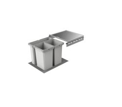 NABER Abfallsorter 28,5 (2x10 + 8,5) Liter COX® BOX 360 S/450-3 für 45 cm Schrankbreite