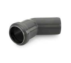 HTB Bogen, Winkel 87,5°, Ø 40 mm / Bogenstück / HT-Rohr / Abwasserrohr