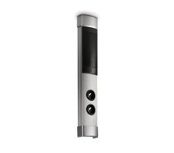 Muzak Säule Steckdosenlautsprecher-Kombination mit Bluetooth® Schnittstelle und USB Charger / Steckdosen Lautsprecher