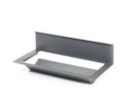 Linero MosaiQ Papierrollenhalter 350 x 155 x 120 mm graphitschwarz / Relingsystem / Kesseböhmer