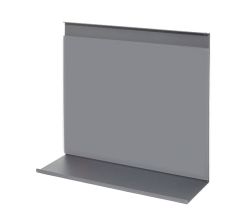 Linero MosaiQ Memoboard 350 x 110 x 300 mm graphitschwarz / Memory Board / Memo Tafel / Relingsystem / Kesseböhmer