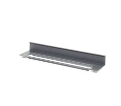 Linero MosaiQ Untere Tuchleiste 350 x 77 x 46 mm graphitschwarz / Handtuchleiste / Reling Handtuchhalter / Relingsystem / Kesseböhmer