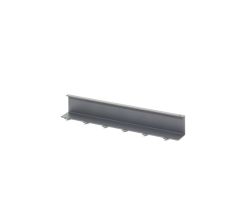 Linero MosaiQ Hakenleiste 250 x 44 x 38 mm graphitschwarz / Reling - Haken / Relingsystem / Kesseböhmer