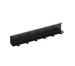 Linero MosaiQ Hakenleiste 250 x 44 x 38 mm schwarz matt / Reling - Haken / Relingsystem / Kesseböhmer