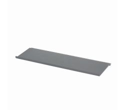 Linero MosaiQ Obere Ablage mittel 350 x 107 x 8 mm graphitschwarz / Reling / Relingsystem / Kesseböhmer