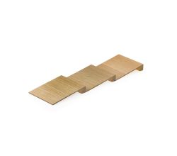 Modify Gewürzeinlage B 137,5 x T 472 x H 26 mm, Eiche hell / Besteckeinsatz Holz
