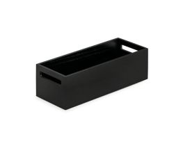Modify Box 4 für Auszüge B 117,5 x T 300 x H 90 mm, Esche schwarz / Holzbox 