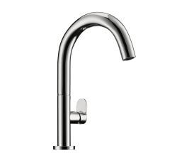 NABER Einhebelmischer Sottile 2 Bad in Chrom mit Festauslauf / Waschtischarmatur / Hochdruck