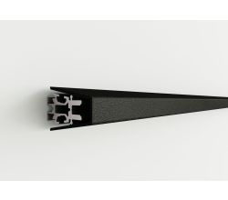 Naber 8041245 transFORM Profil Länge 1800 mm für Relingsystem, schwarz matt