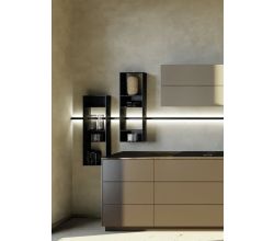 Naber 8041218 transFORM Aufsatzregal, 900 x 300 x 180 mm (H x B x T) für Relingsystem, schwarz matt