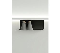 Naber 8041220 transFORM Ablage 1 für Relingsystem, schwarz matt