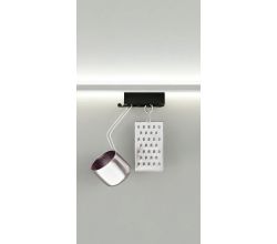 Naber 8041228 transFORM Hakenleiste für Relingsystem, schwarz matt