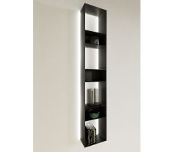 Naber 8041235 transFORM Solitärregal, 900 x 300 x 180 mm (H x B x T) für Regalsystem, schwarz matt
