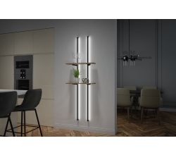 Naber 8041256 transFORM Set-3, Regalsystem, schwarz matt